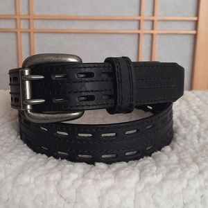 HD Xtreme Double Prong Leather Belt Size 36